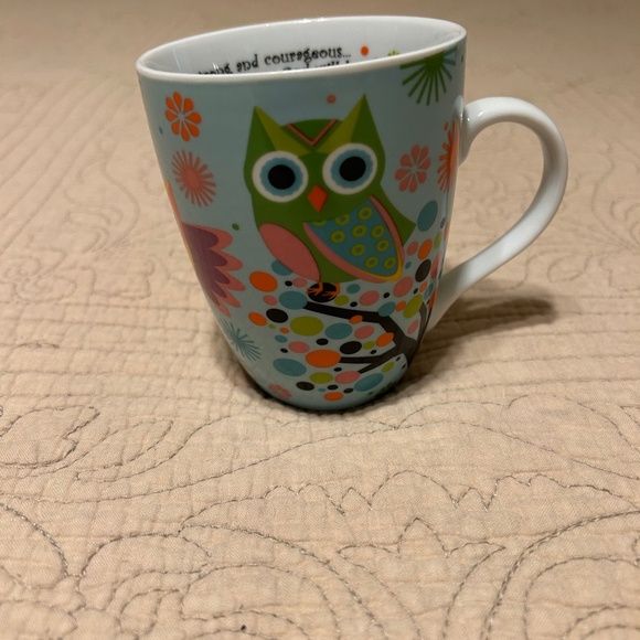 Divinity Owl Coffee Mug with scripture inside - Picture 1 of 5